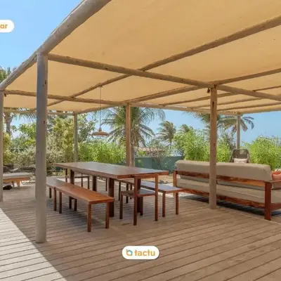 Vista mar na Casa Javali em Fortim