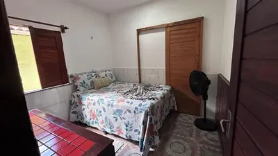 Uma cama ou camas num quarto em Casa da Ana Júlia