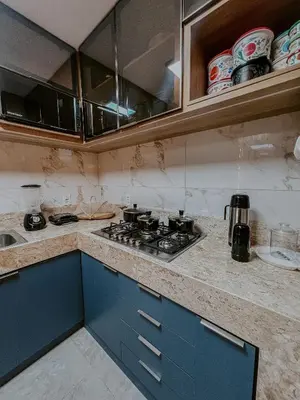 A cozinha ou kitchenette de Aconchego do João - praia do Preá