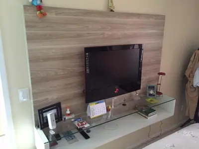 Uma televisão e/ou sistema de entretenimento em Apartamento Iracema Fortaleza