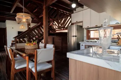 A cozinha ou kitchenette de Villa do Ze