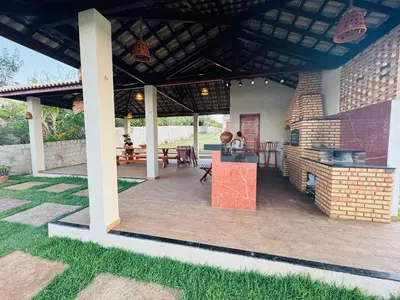 O edifício onde a casa de férias está situado