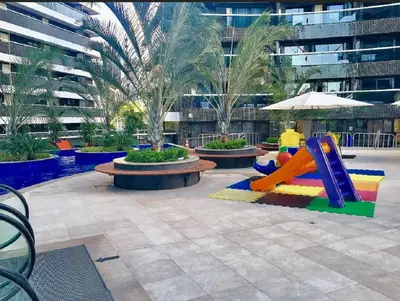 A área de jogos para crianças em Landscape Beira Mar Vista Mar