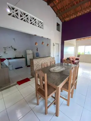 A cozinha ou kitchenette de Casa Roxa