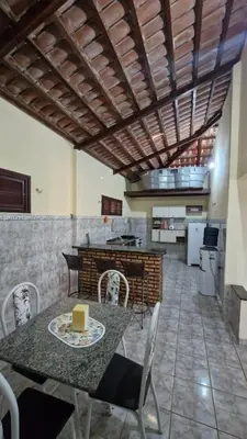 A cozinha ou kitchenette de Casa de Temporada Sitio Tope