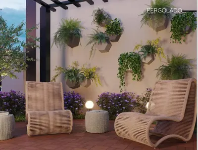 Uma área de estar em Apto com varanda e vista mar em condomínio Clube
