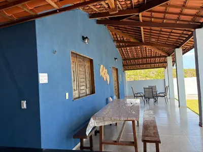 A planta de Casa Praiana pé na areia Morro Branco