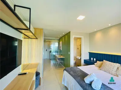 Uma cama ou camas num quarto em Fortaleza Sul Style by Holiday Stays