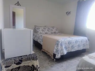 Uma cama ou camas num quarto em hostel xamã