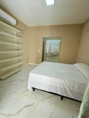 Uma cama ou camas num quarto em Casa flecheiras aconchego