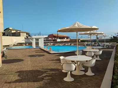 A piscina em ou perto de Flat 500 MTS do Beach park
