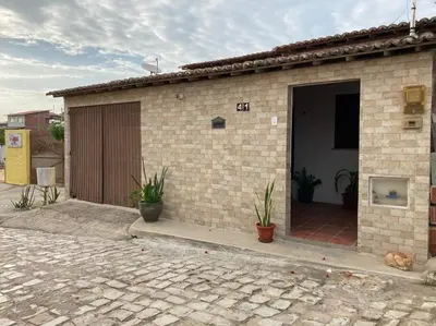 O edifício onde a casa de férias está situado