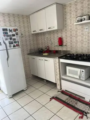 A cozinha ou kitchenette de Apart Próx à Beira Mar