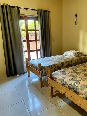 Uma cama ou camas num quarto em Casadijaina