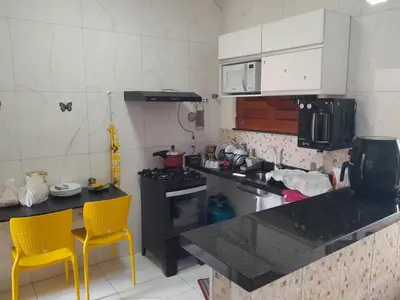 A cozinha ou kitchenette de Casa de Praia na Prainha