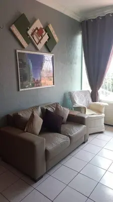 Uma área de estar em Apartamento em bairro nobre de Fortaleza