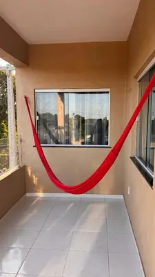 Uma varanda ou terraço em Mirante Paraíso Residencial