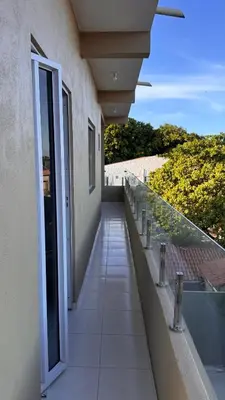 Uma varanda ou terraço em Mirante Paraíso Residencial