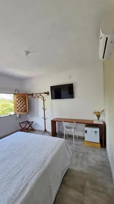 Uma cama ou camas num quarto em La Consta