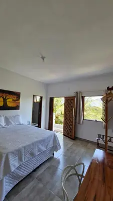 Uma cama ou camas num quarto em La Consta