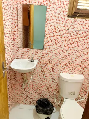 Uma casa de banho em Pousada Estilo Brasil