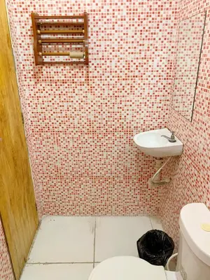 Uma casa de banho em Pousada Estilo Brasil