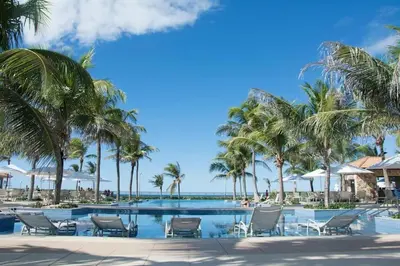 A piscina em ou perto de Mandara Lanai Beira da Praia