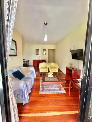 Uma cama ou camas num quarto em Refúgio Familiar em Meireles - Natureza & Conforto
