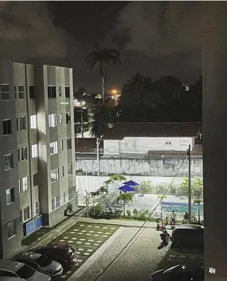 A piscina em ou perto de Carlos meu ape