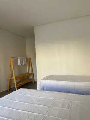 Uma cama ou camas num quarto em Praia do Prea Casa 1