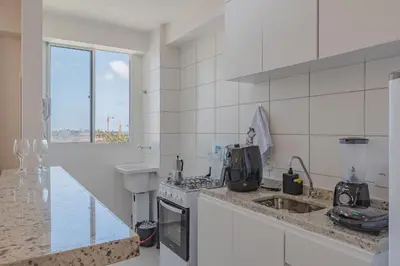 A cozinha ou kitchenette de Mirante Clube #606 - Apto 2 Quartos by Carpediem
