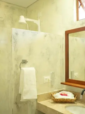 Uma casa de banho em Kite Oasis Parajuru Casa Branca