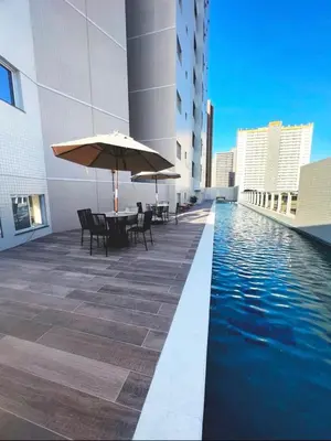 A piscina em ou perto de Apartamento com piscina Praia de Iracema, Aquarius Residence-Fortaleza