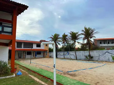 O edifício onde a casa de férias está situado