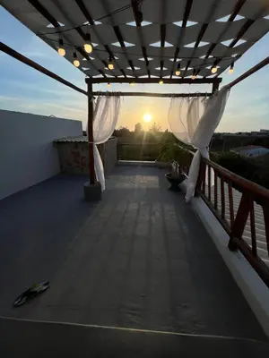 Uma varanda ou terraço em Casa AL Mar - Praia do Preá