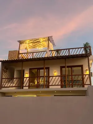 Uma varanda ou terraço em Casa AL Mar - Praia do Preá