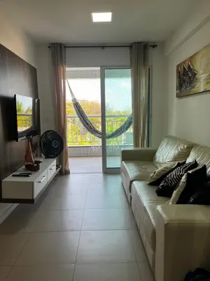 Uma área de estar em Beach Way, ap pé na areia, no Porto das Dunas, pertinho do Beach Park