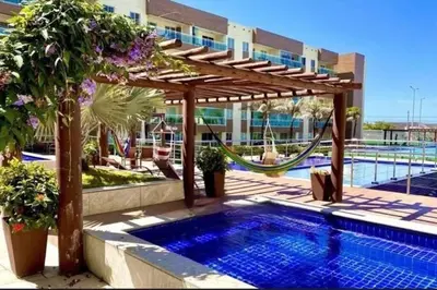 A piscina em ou perto de Fortaleza VG Fun Flats Sol e Mar