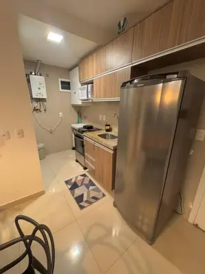 A cozinha ou kitchenette de Fortaleza VG Fun Flats Sol e Mar