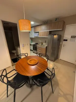 A cozinha ou kitchenette de Fortaleza VG Fun Flats Sol e Mar
