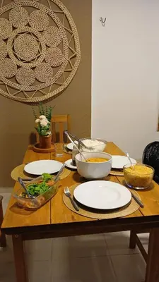 Refeições no apartamento ou nas proximidades