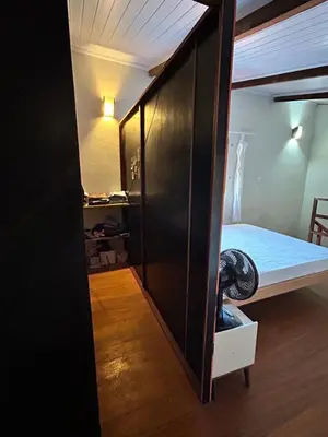 Uma cama ou camas num quarto em Casa Preá