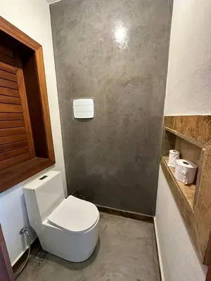 Uma casa de banho em Refúgio prea