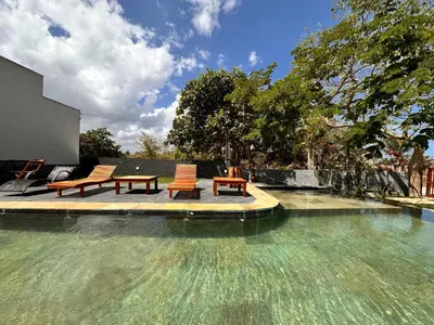 A piscina em ou perto de Refúgio prea