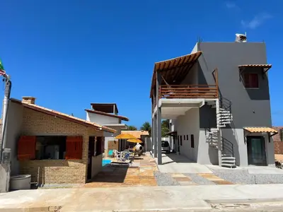O edifício onde o apartamento está situado