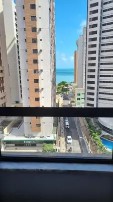 Uma vista do mar geral ou uma vista do mar a partir do apartamento