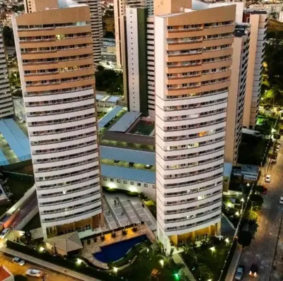 O edifício onde o apartamento está situado