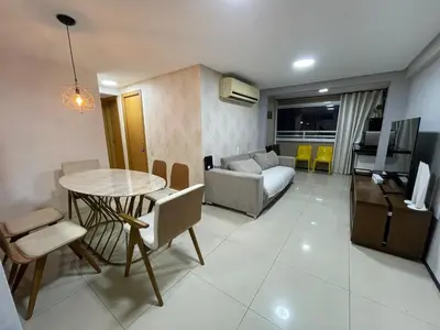 Uma área de estar em Apartamento Parque Del Sol