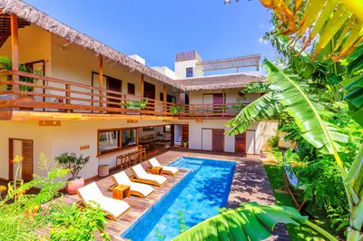 A piscina em ou perto de Deluxe Villa Luz Do Mar, rooftop Jacuzzi, vista mar