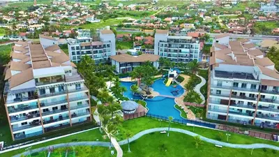 A piscina em ou perto de Apartamento Beach Park Living Resort Porto das Dunas